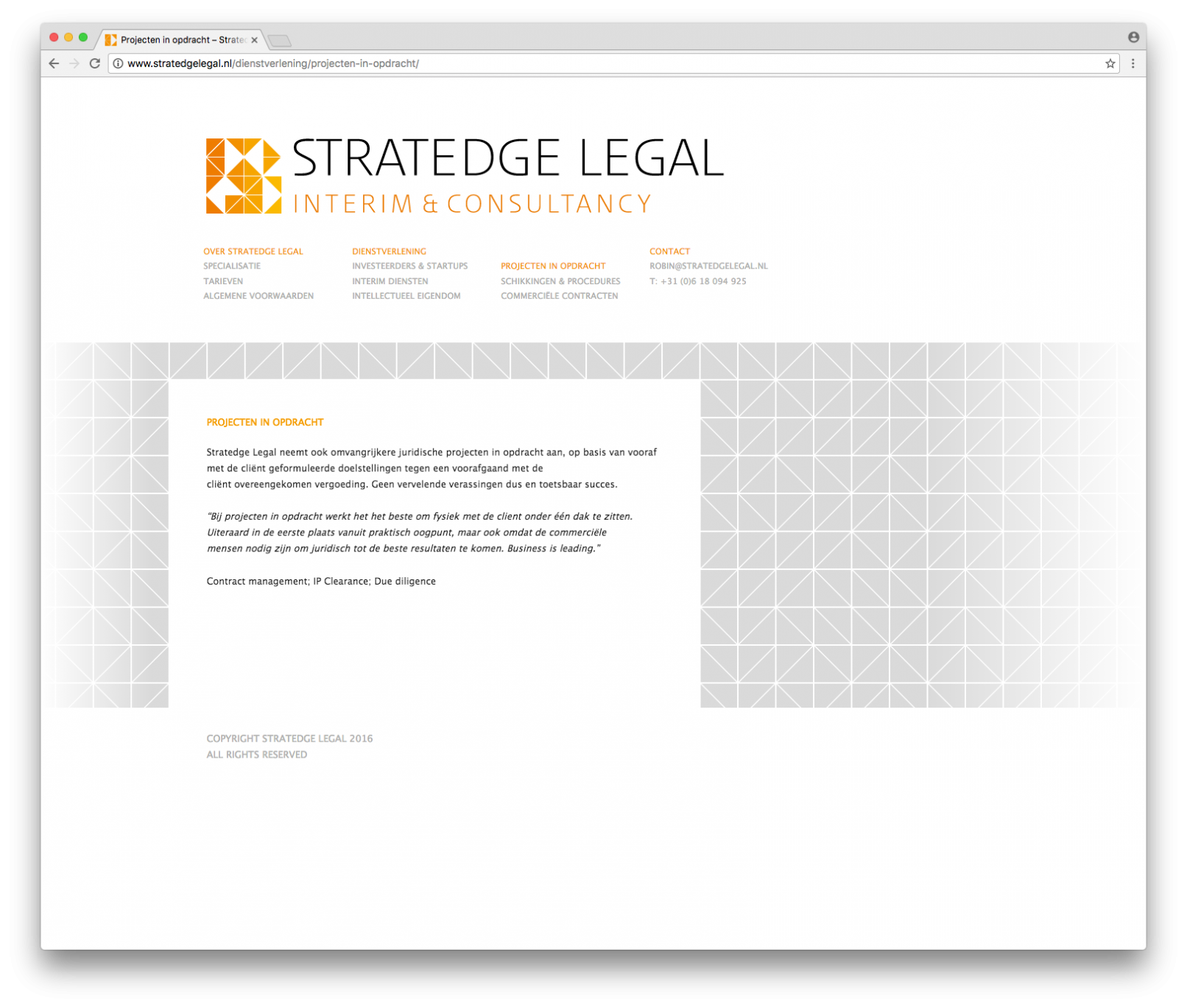 Stratedge website 1
